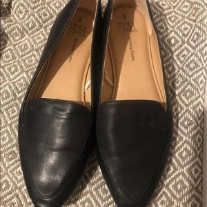 Time truly black loafers-size -6